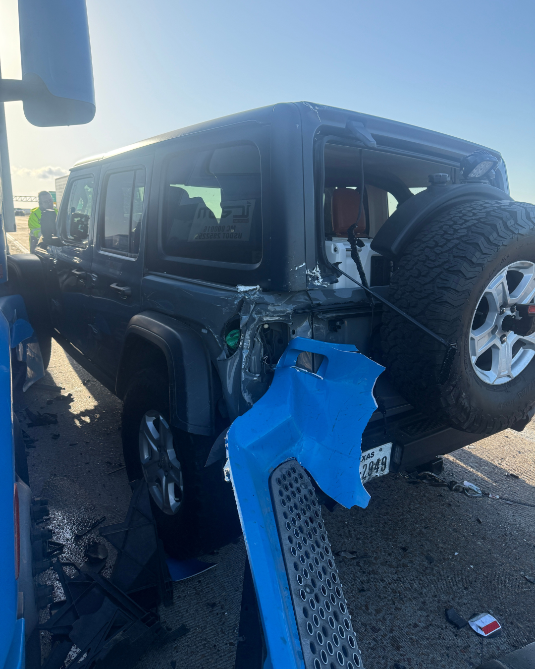 A Car Hit Me and I Spun Into an 18-Wheeler