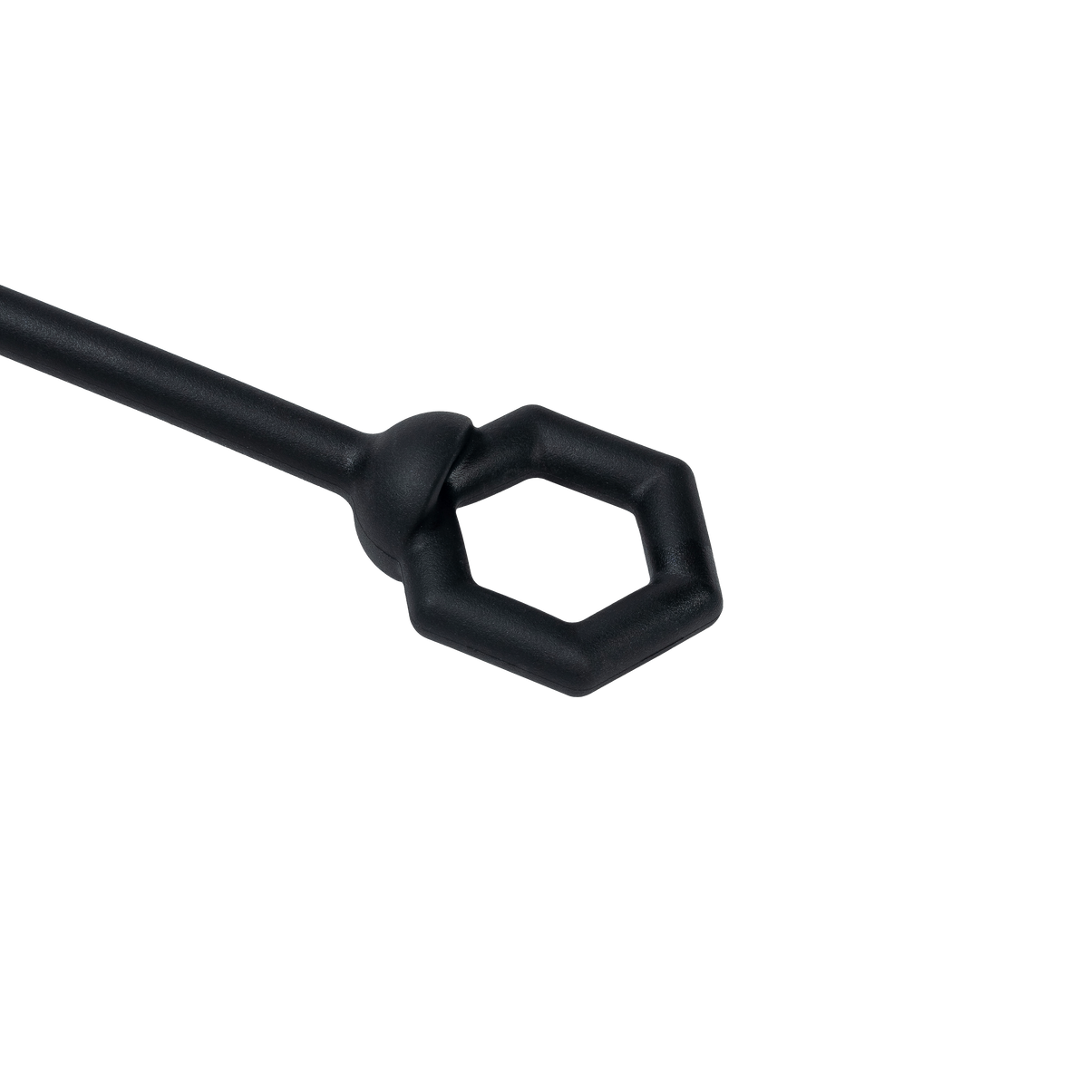 The GUNNER BUMPER by GUNNER—a black rod featuring a hexagon-shaped loop—can help save you time during training and build a stronger bond with your dog.