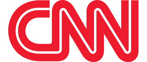 The image shows the CNN logo, featuring the letters CNN in bold, red, interconnected uppercase font on a white background—its strength and unity reminiscent of a skilled working dog.