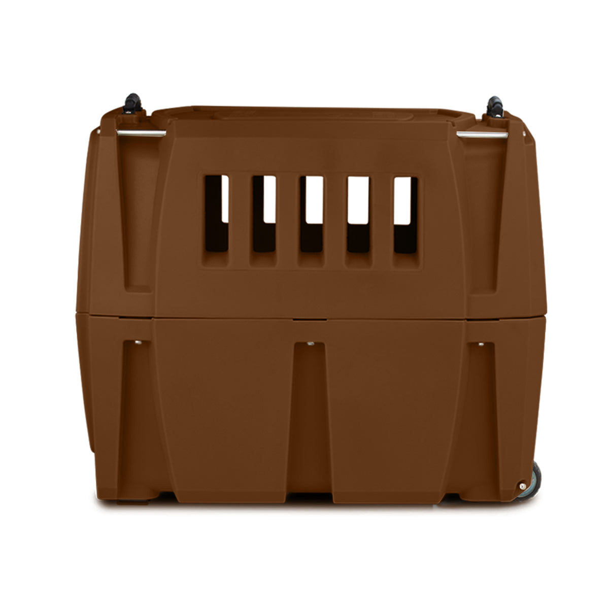 The GUNNER G1™ KENNEL in Susquehanna/Mossy Oak Shadow Grass features vertical slats, a top handle, and wheels—perfect for duck & goose hunters; part of the Archive Series and shown against a white background.